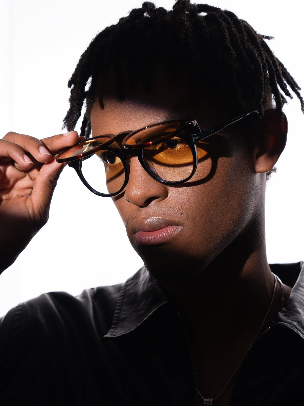 Tom Ford Eco TF5823-B 052 Blauwlicht Filter Met Clip-On