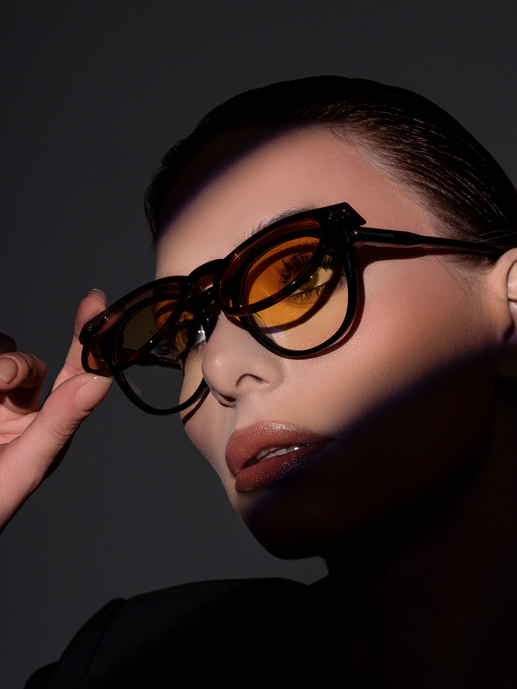 Tom Ford Eco TF5823-B 052 Blauwlicht Filter Met Clip-On