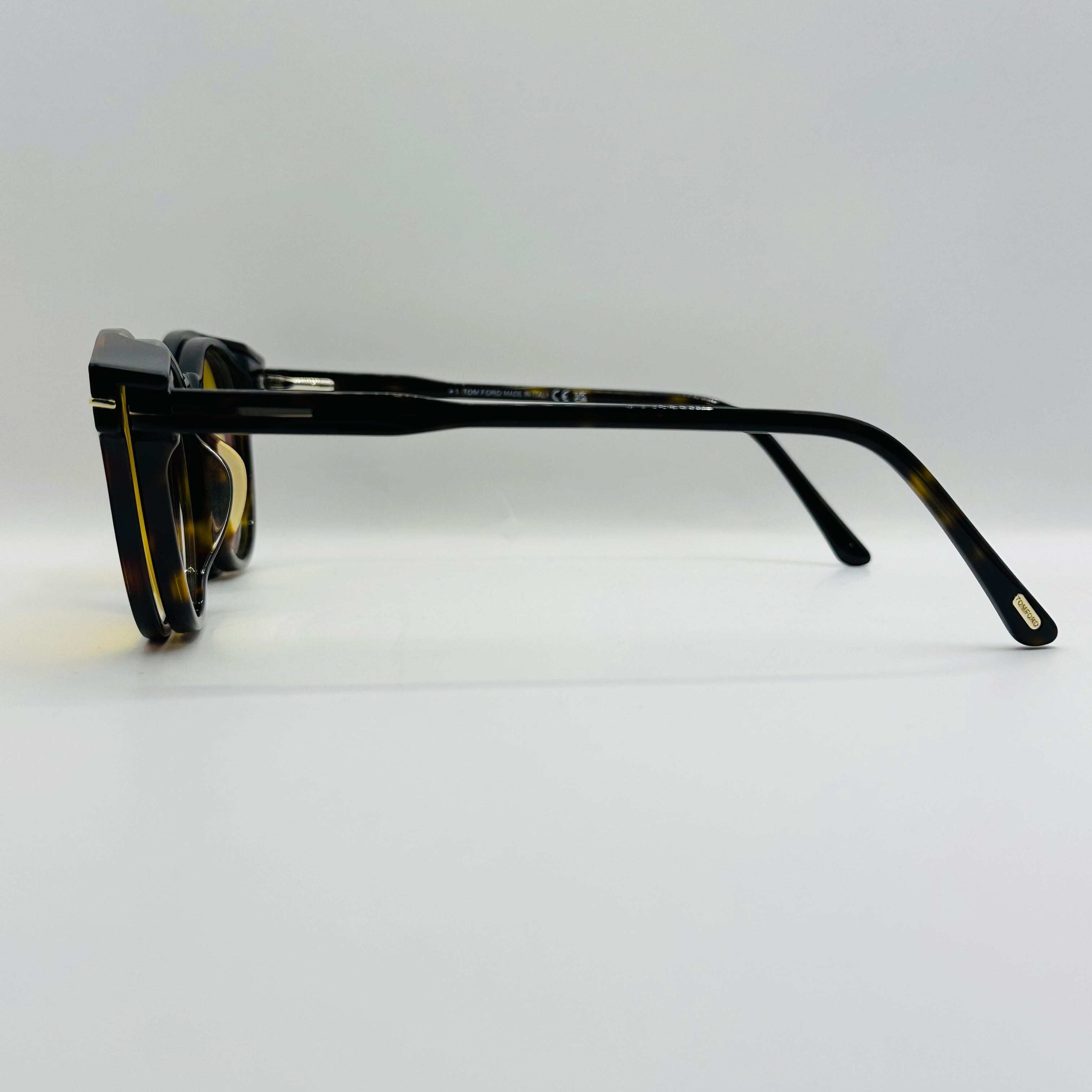 Tom Ford Eco TF5823-B 052 Blauwlicht Filter Met Clip-On