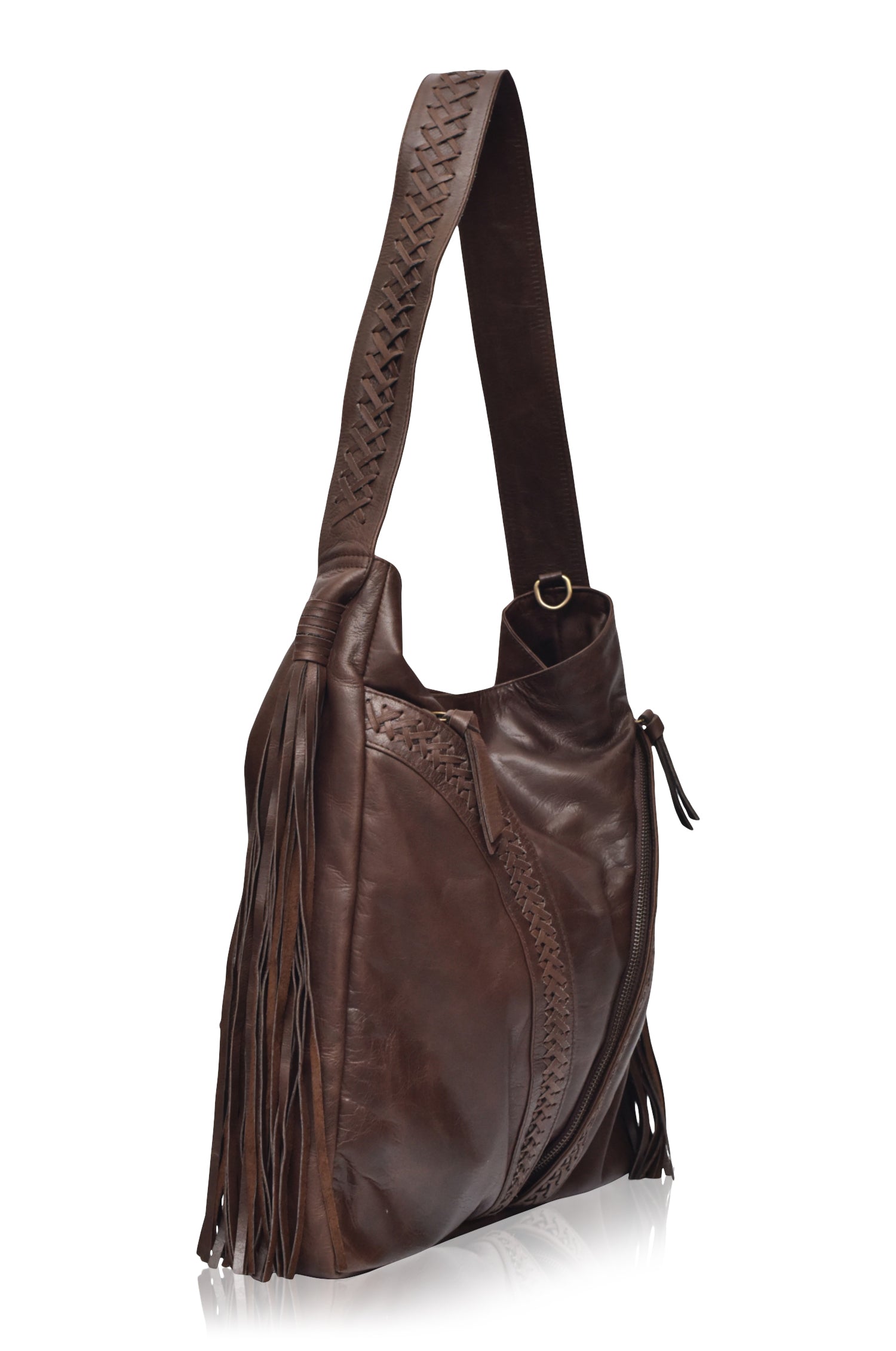 Nomad Tassel Leren Tas