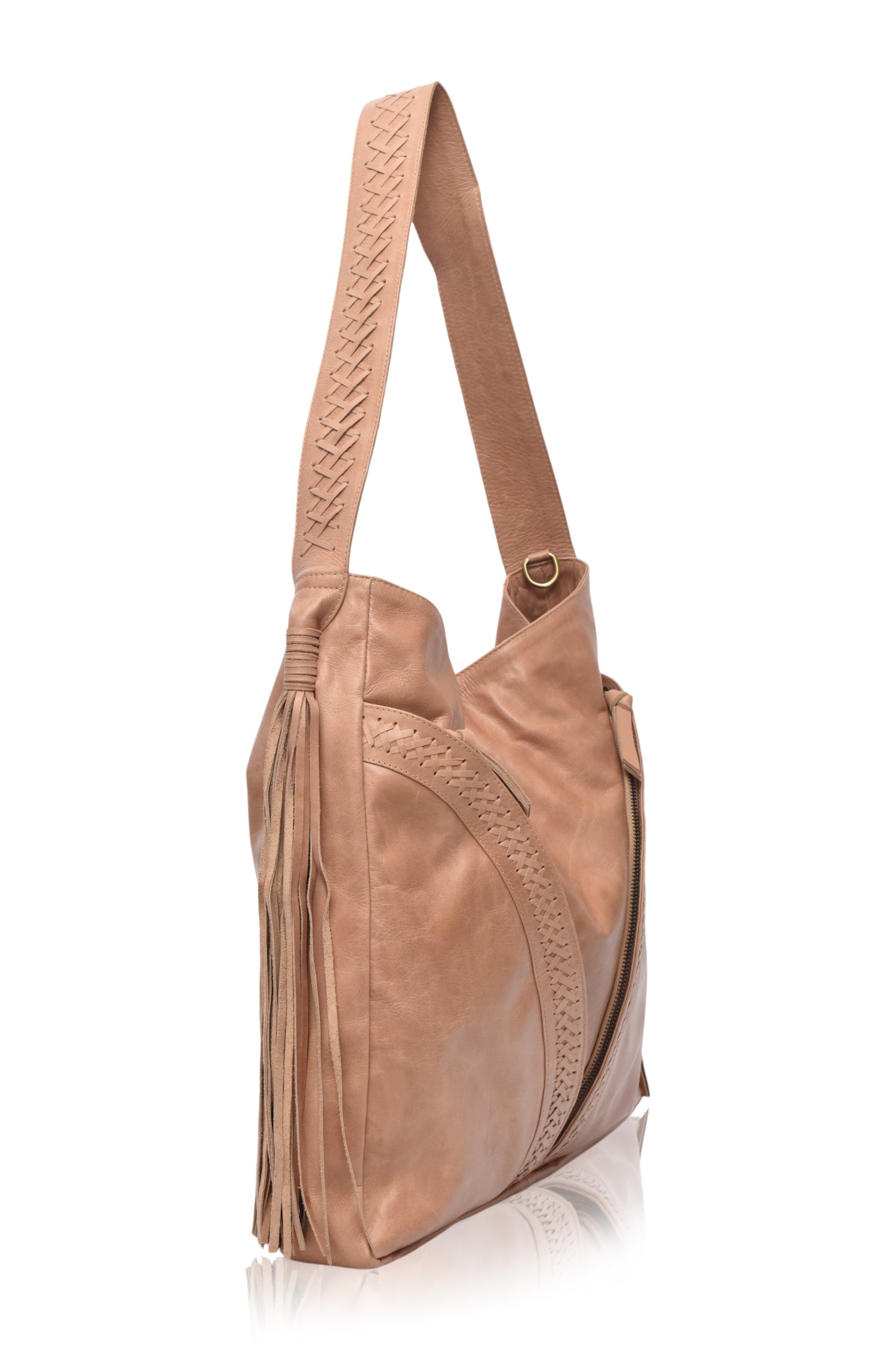 Nomad Tassel Leren Tas