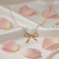 Coquette Bow Ketting Goud