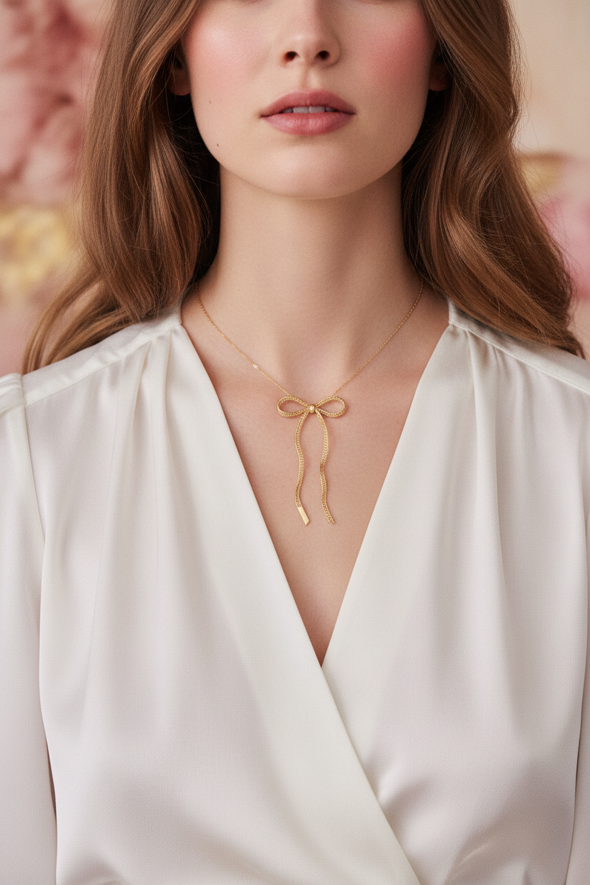 Coquette Bow Ketting Lifestyle