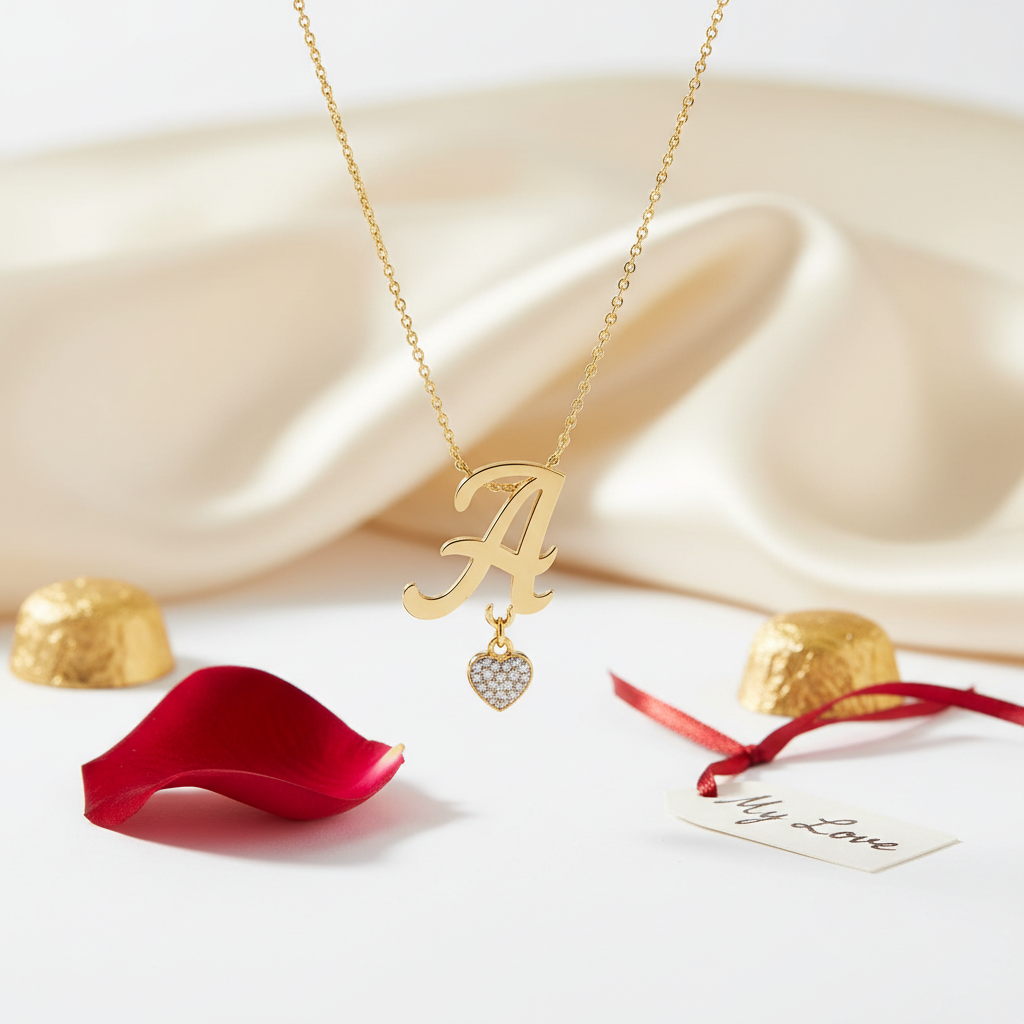 Initialen Ketting Goud