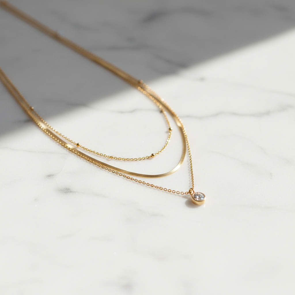 Layered Gold Necklace