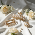 Pearl Hair Claw Clips