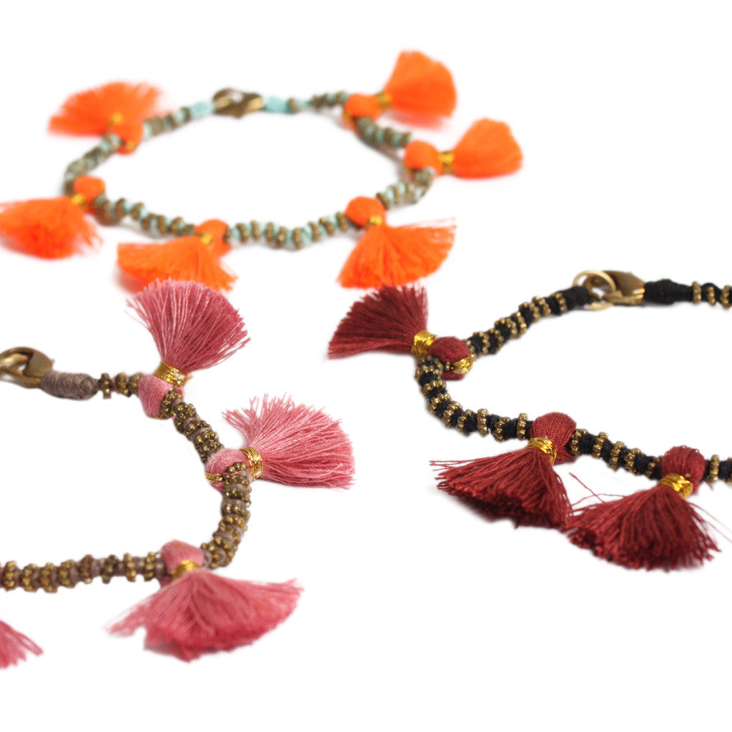 Boho Tassel Armband